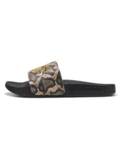 PUMA -CIABATTE DA DONNA NERE E PITONATE  LEADCAT 2.0 SNAKE CHIC  400680-01