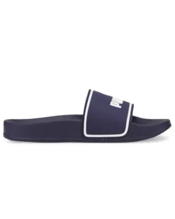 PUMA - CIABATTE JUNIOR LEADCAT 2.0 GS BLU CON DETTAGLI BIANCHI DAL 35.5 AL 39, 384434-03