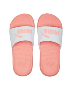 PUMA -CIABATTE JUNIOR POPCAT 20 GS ROSA E BIANCHE DAL 35.5 AL 39, 372017-40