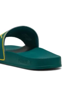 PUMA -CIABATTE LEADCAT 2.0 VERDI CON DETTAGLI GIALLI DA UOMO 384139-46