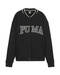 PUMA - Felpa bomber comfort fit nera da donna