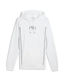 PUMA -FELPA CON CAPPUCCIO BIANCA SPORT HD FL DA UOMO,  688394-02