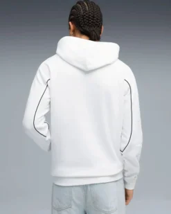 PUMA -FELPA CON CAPPUCCIO BIANCA SPORT HD FL DA UOMO,  688394-02