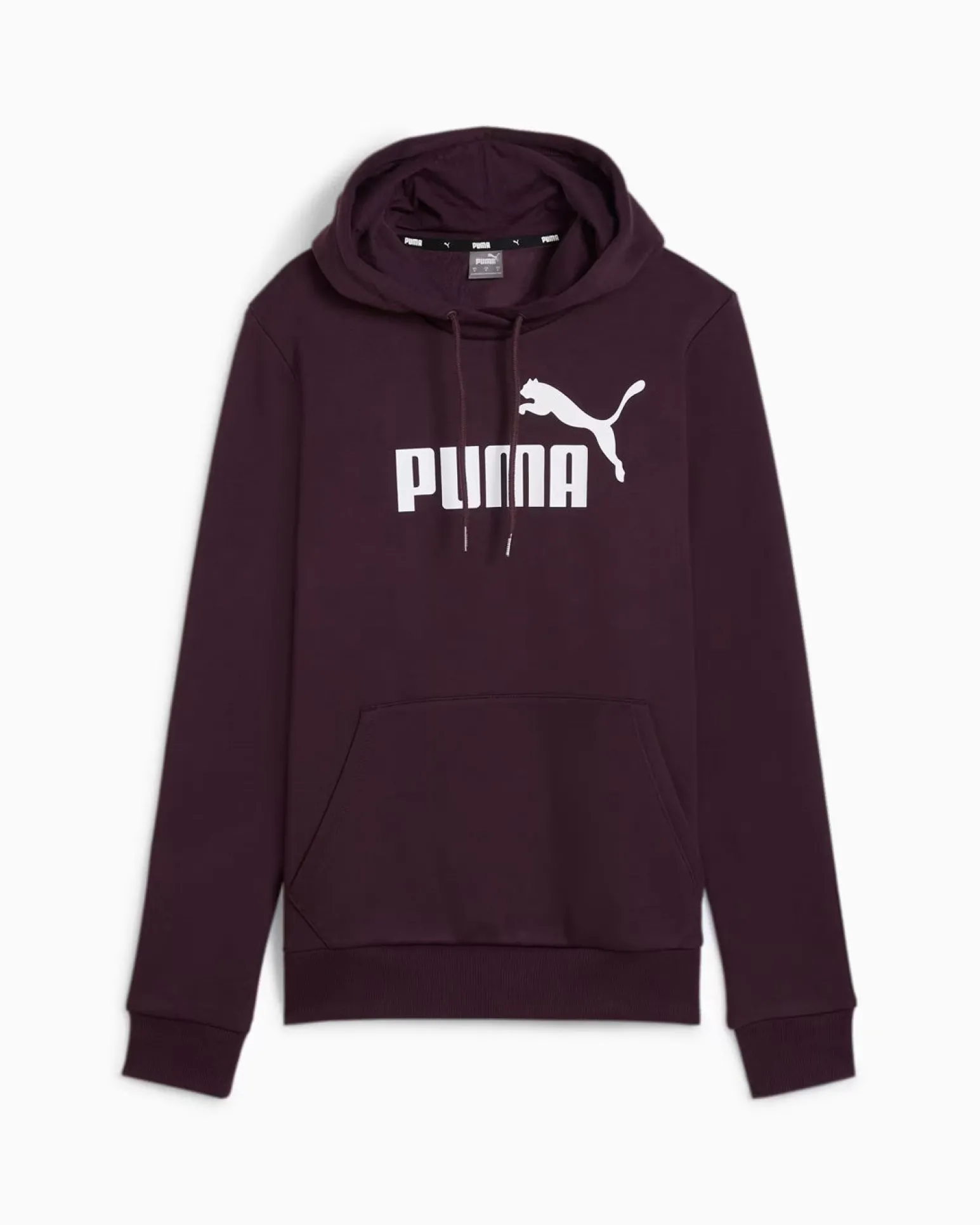 PUMA - FELPA CON CAPPUCCIO ESSENTIAL LOGO HOODIE FL VIOLA DA DONNA, 586789-46