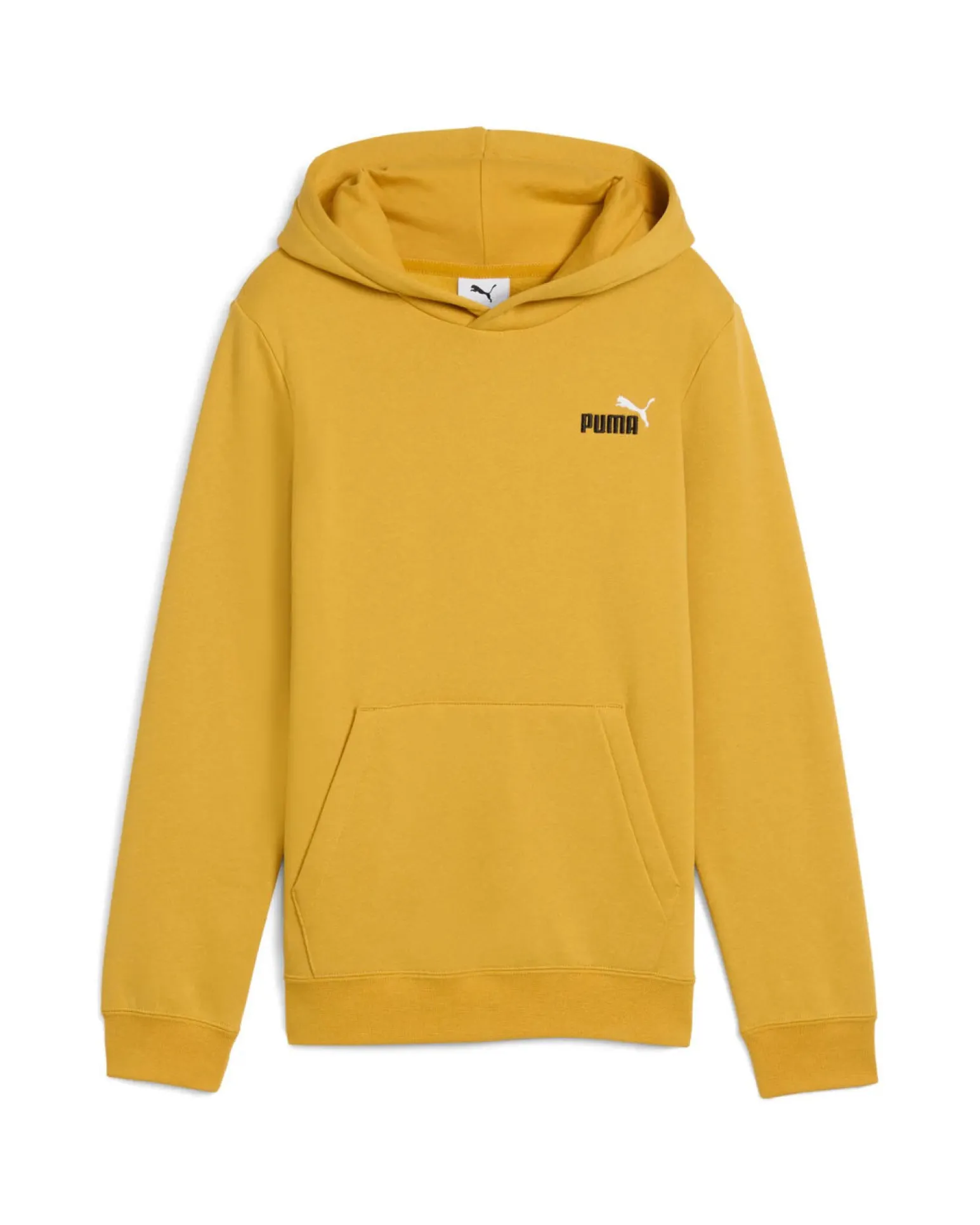 PUMA – FELPA CON CAPPUCCIO ESSENTIALS 2 COLOR SMALL LOGO JUNIOR GIALLA – 685825-62