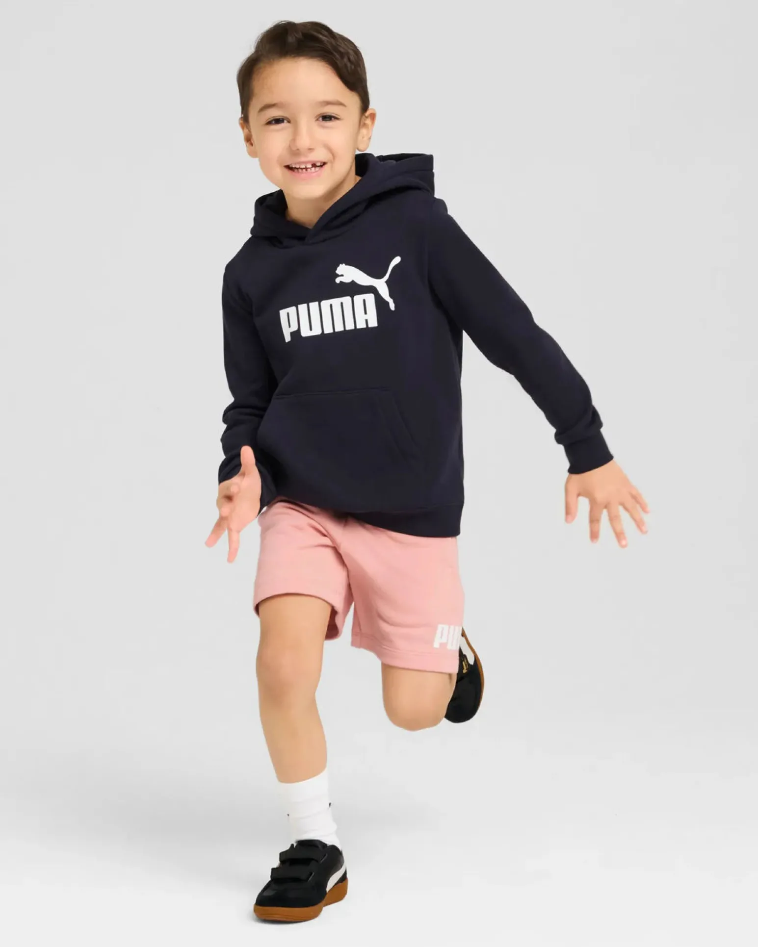 PUMA – FELPA CON CAPPUCCIO KIDS BLU - 684931-16