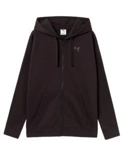 PUMA - FELPA CON CAPPUCCIO NERA GRAPHIC FLOWERED RELAXED - DA DONNA, 693425-01