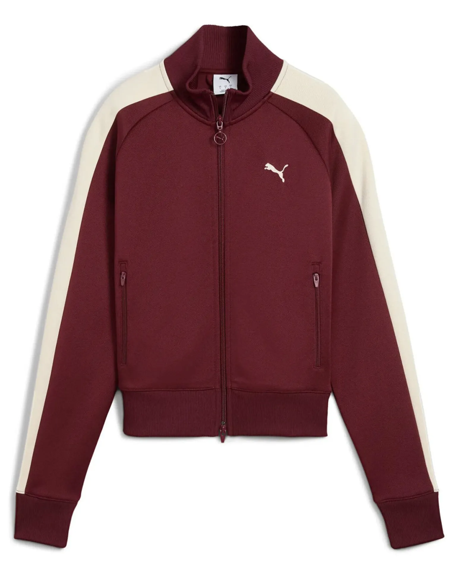 PUMA - FELPA DONNA T7 ALWAYS ON SHORT TRACK BORDEAUX, 629796-96