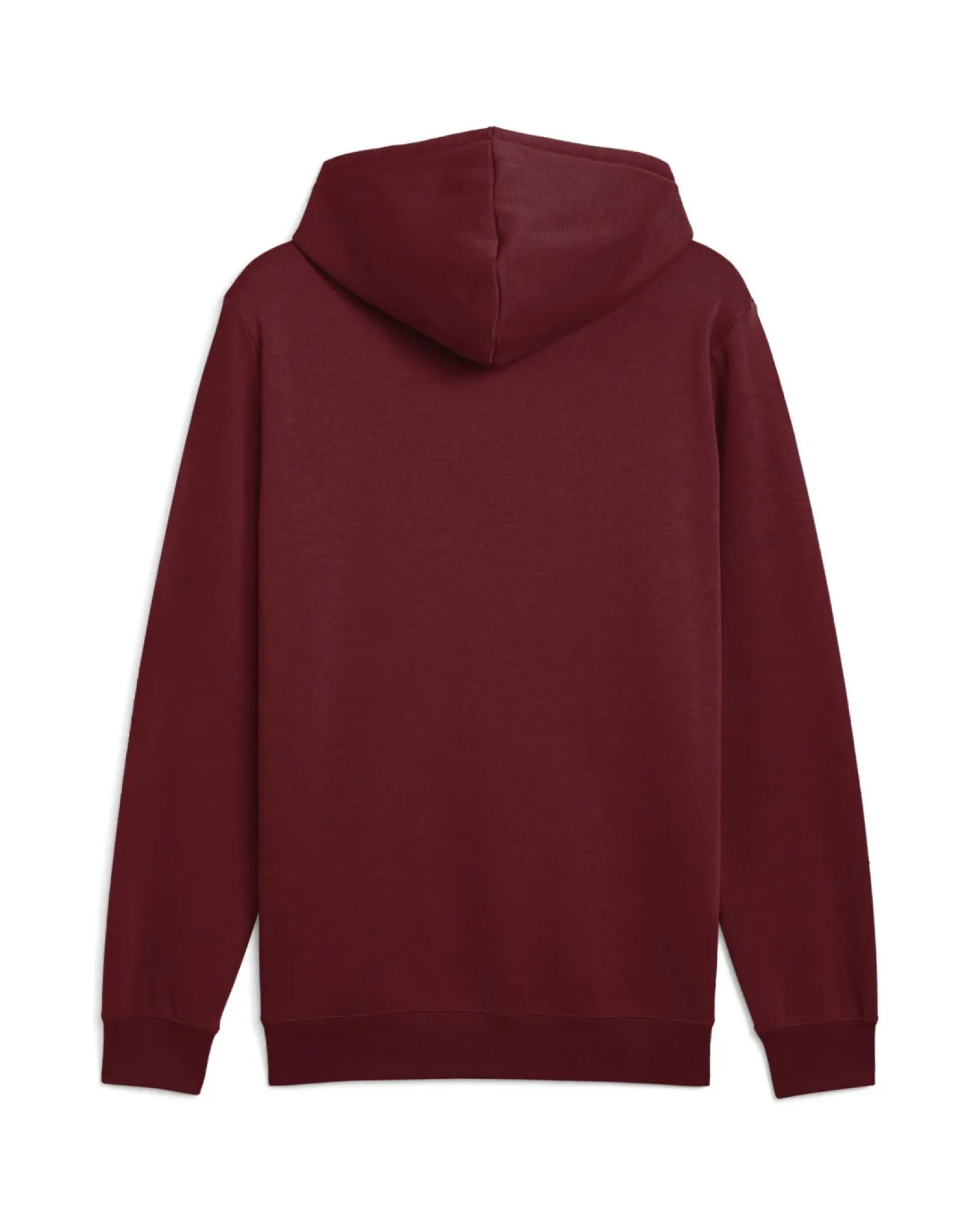 PUMA - FELPA JUNIOR ( 7-16 ANNI) BORDEAUX CON CAPPUCCIO ESSENTIAL + TEXTURED FOIL BIG LOGO, 692208-96