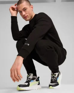PUMA - FELPA RAD/CAL CREW DA UOMO NERA - 681618-01
