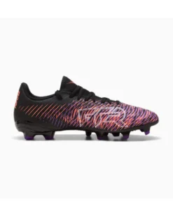 PUMA FUTURE 8 PLAY FG/AG - Scarpa da calcio nera, bianca e rossa - 108141-01