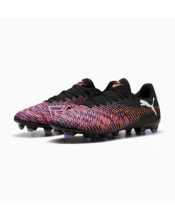 PUMA FUTURE 8 PLAY FG/AG - Scarpa da calcio nera, bianca e rossa - 108141-01