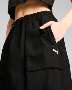 PUMA - GONNA NERA FUTURE.PUMA.ARCHIVE ZIP-OFF MAXI DA DONNA - 629784-01