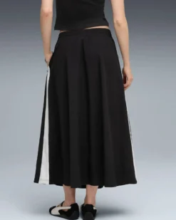 PUMA - GONNA T7 WOVEN MIDI SKIRT NERA , 633438-01