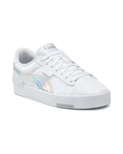 PUMA JADA RAIMBOW - Sneakers bianca con logo arcobaleno e soletta in memory foam