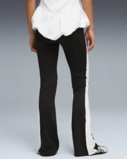 PUMA - LEGGINGS DONNA NERI T7 FLARED POPPER TIGHTS, 634560-01
