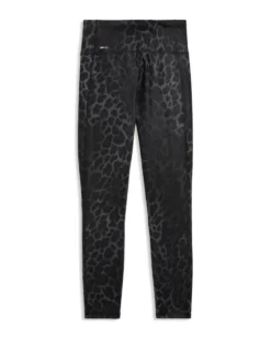 PUMA - LEGGINGS MACULATO NERO E GRIGIO SPOTTED HAZE   DA DONNA, 528515-01