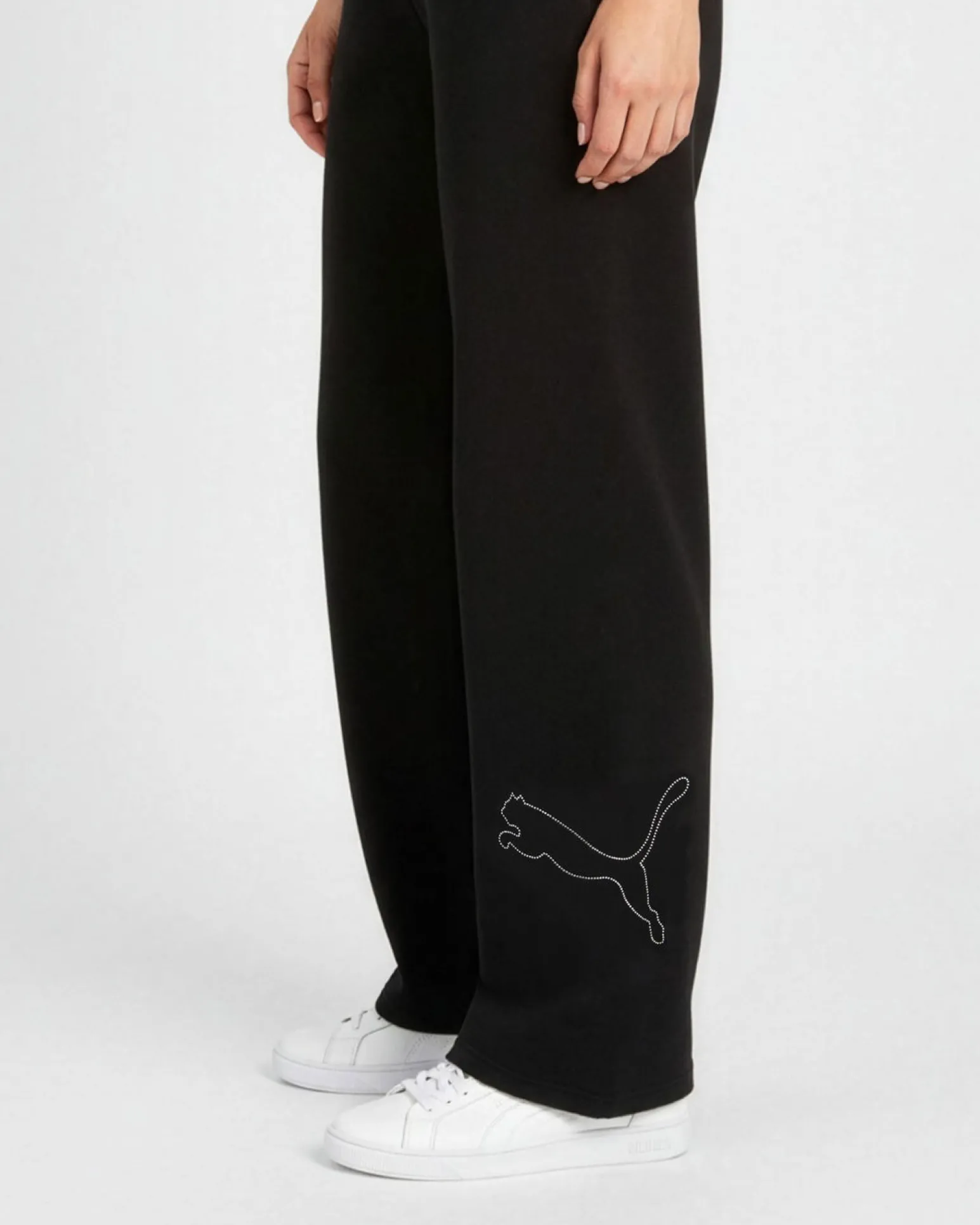 PUMA - LEGGINGS NERO BEDAZZLED COMFORT HIGH DA DONNA, 636903-01