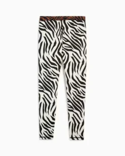 PUMA - Leggings zebrati in tessuto traspirante