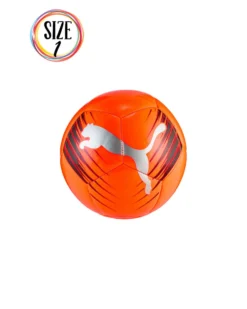 PUMA – PALLONE MINI ATTACANTO  ARANCIONE FLUO E NERO CON LOGO ARGENTO MISURA 1 , 084741-04