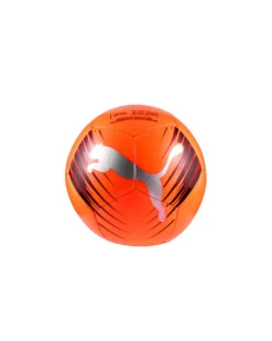 PUMA – PALLONE MINI ATTACANTO  ARANCIONE FLUO E NERO CON LOGO ARGENTO MISURA 1 , 084741-04