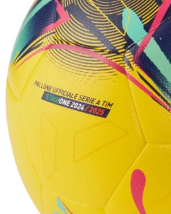 PUMA - PALLONE MINI ORBITA SERIE A GIALLO/MULTICOLOR  CON LOGO FUXIA MISURA 1, 084302-02