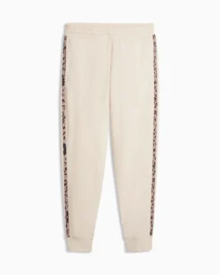 PUMA - PANTALONE BEIGE DA DONNA ESSENTIAL ANIMAL VESTIBILITA' COMFORT 692464-87