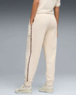 PUMA - PANTALONE BEIGE DA DONNA ESSENTIAL ANIMAL VESTIBILITA' COMFORT 692464-87