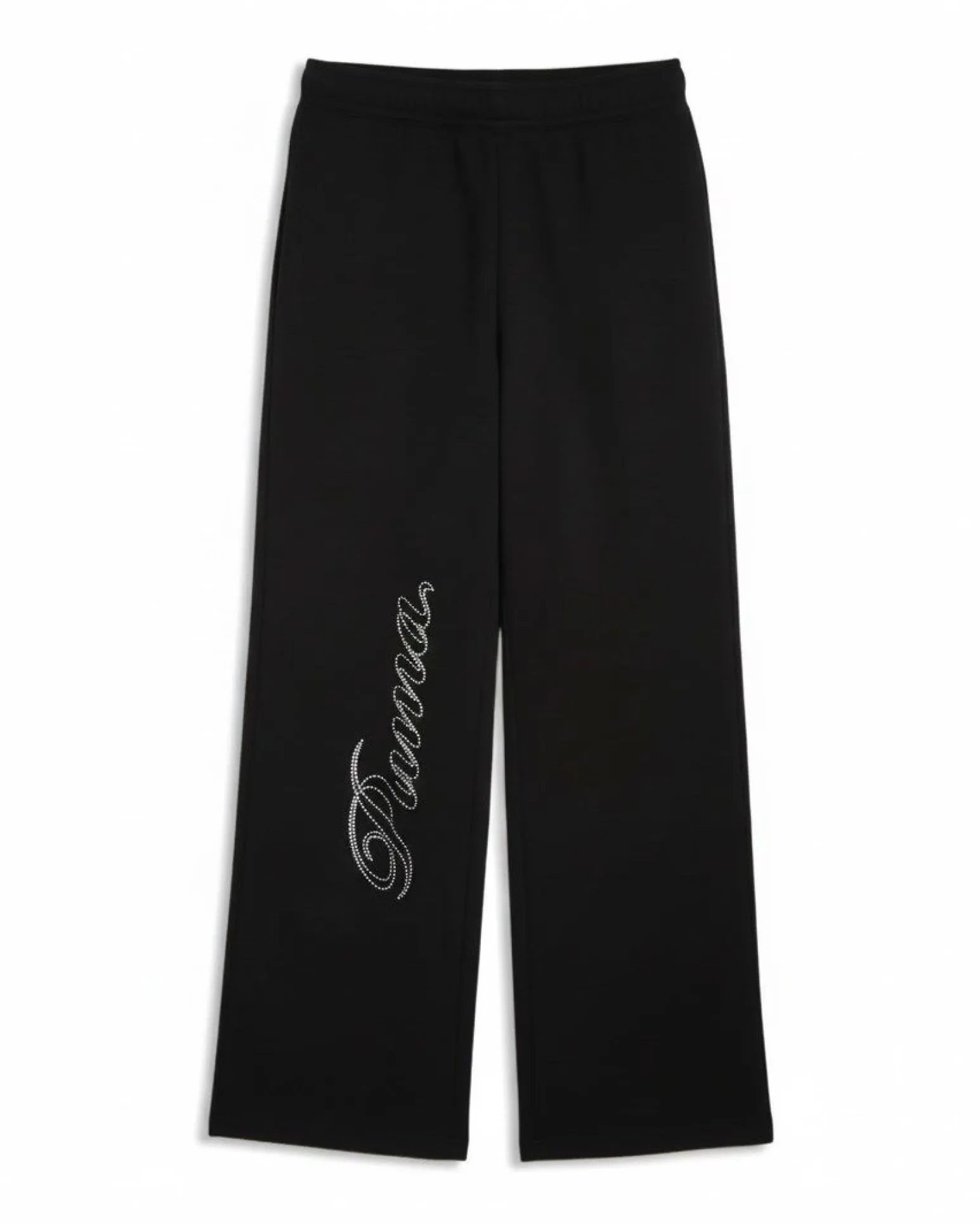 PUMA - PANTALONE DONNA NERO ESSENTIAL GRAPHIC LEO LUXE, 634567-01