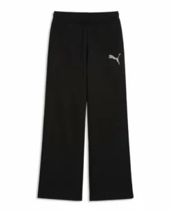 PUMA - PANTALONE DONNA NERO ESSENTIAL GRAPHIC LEO LUXE, 634567-01