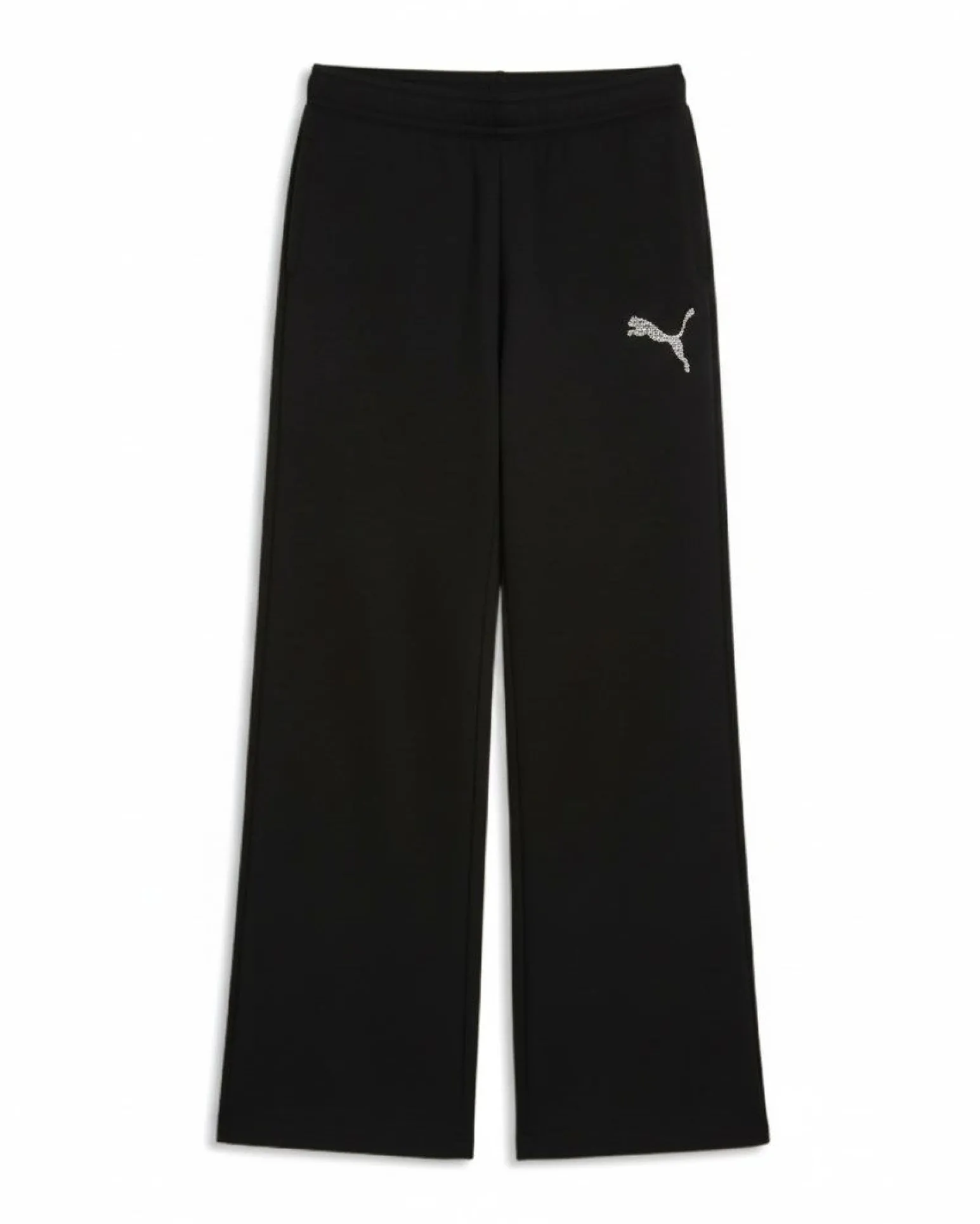 PUMA - PANTALONE DONNA NERO ESSENTIAL GRAPHIC LEO LUXE, 634567-01