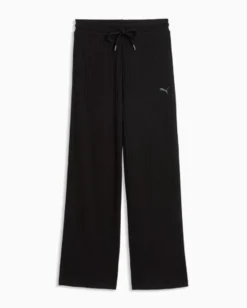 PUMA - PANTALONE LARGO NERO HER COMFORT HIGH DA DONNA , 693284-01