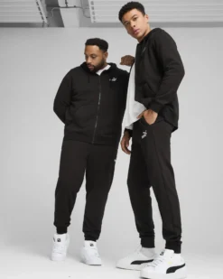 PUMA - PANTALONE NERO ESSENTIAL NO. 1 LOGO SLIM DA UOMO, 682644-01