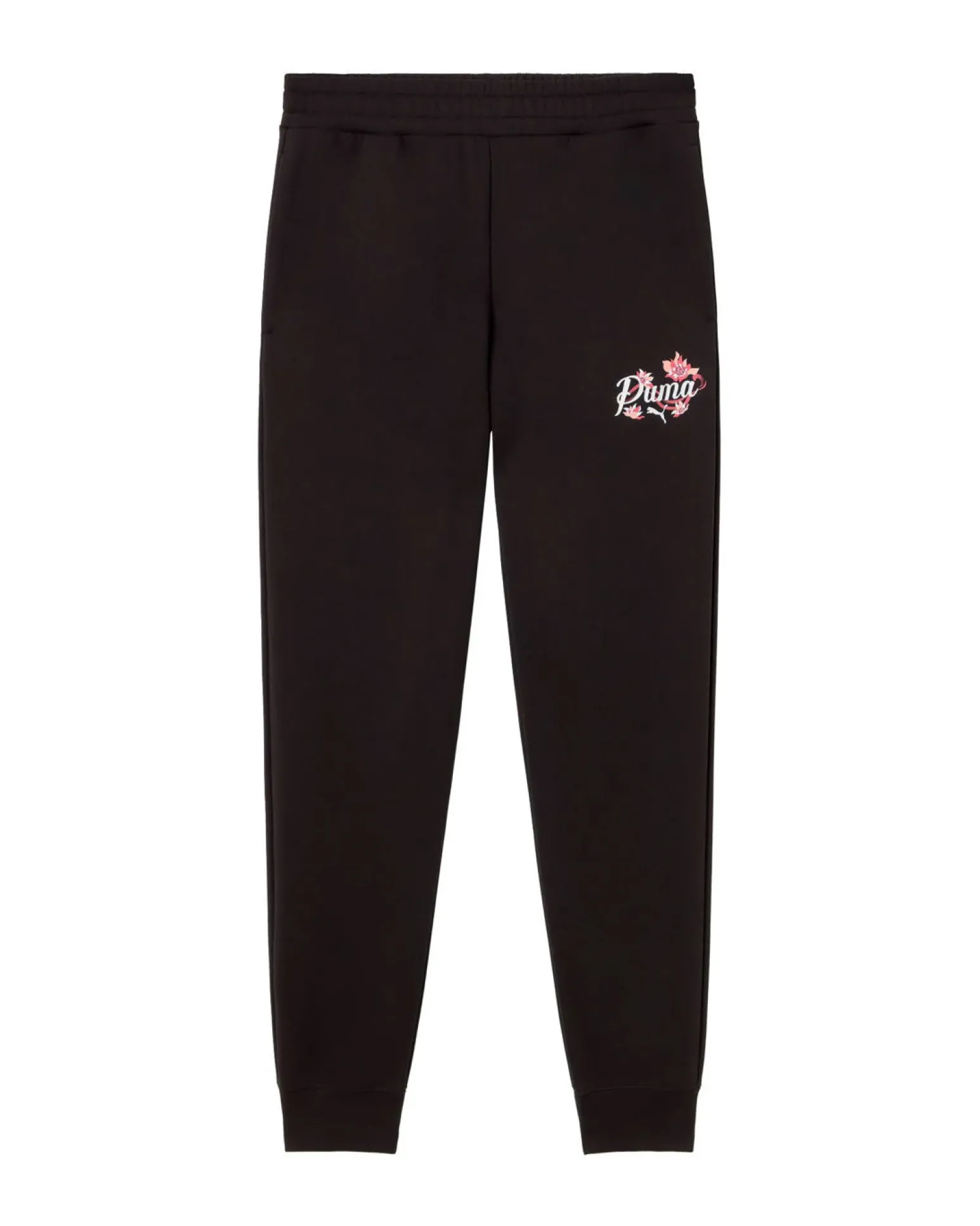 PUMA - PANTALONE NERO ESSENTIAL FLORAL GRAPHIC SWEATPANTS DA DONNA , 694487-01