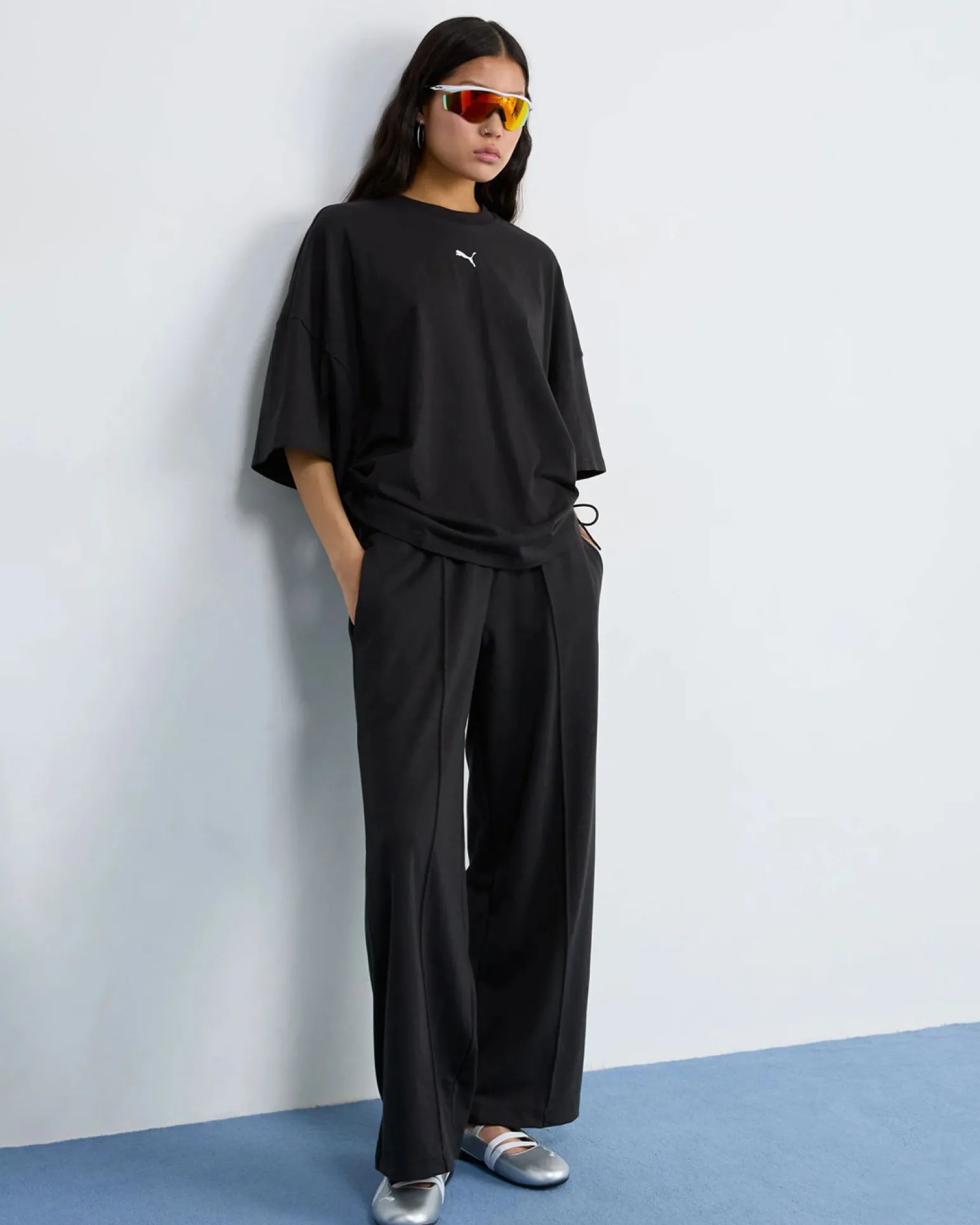 PUMA - PANTALONE NERO FUTURE ARCHIVE LOW RISE DA DONNA, 632124-01