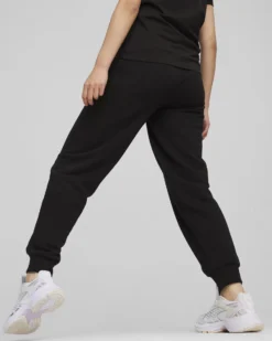 PUMA - Pantalone tuta comfort fit nero da donna