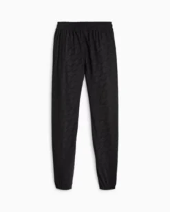 PUMA - Pantalone tuta da donna nero in tessuto traspirante