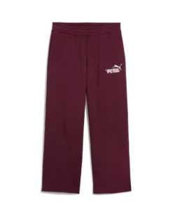 PUMA - PANTALONE TUTA DRITTI BORDEAUX ESSENTIAL NATURE 2.0 COMFORT DA DONNA, 688081-96