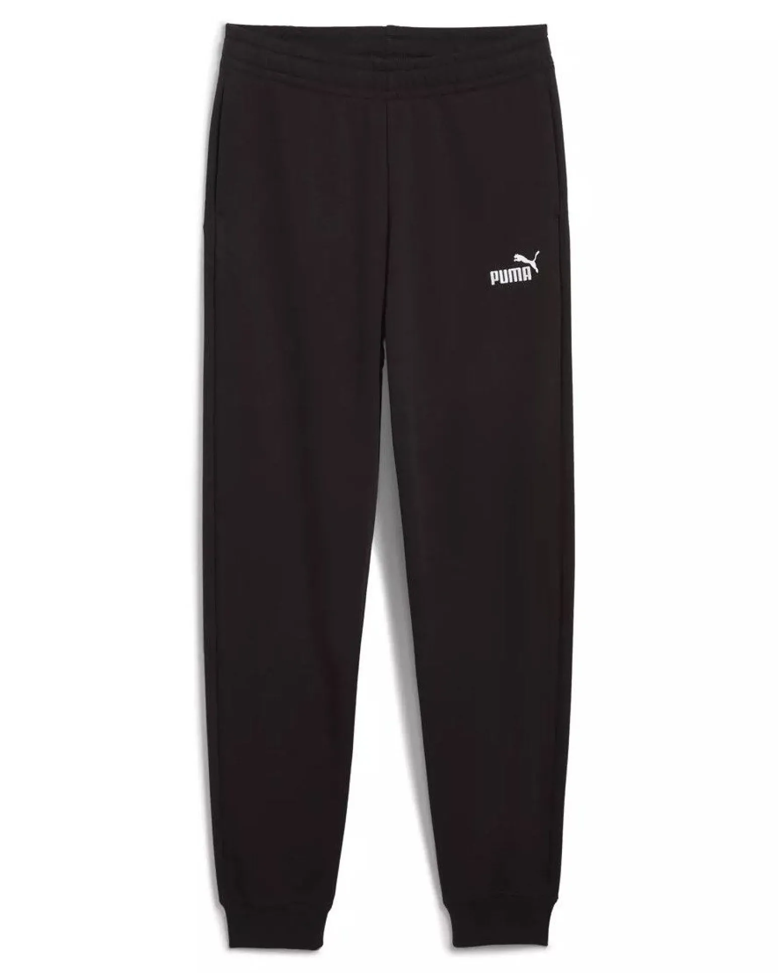 PUMA - PANTALONE TUTA JUNIOR ( 7-16 ANNI) NERO ESSENTIAL N. 1 LOGO SWEAT, 684914-01