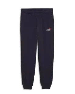 PUMA -PANTALONE TUTA JUNIOR ( 7-16 ANNI) BLU ESSENTIAL 2 COLOR N.1 LOGO, 693892-16