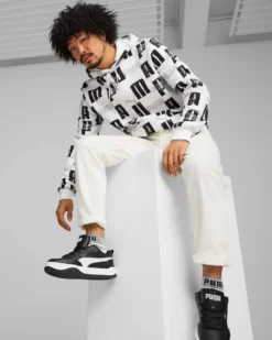 PUMA PARK LIFESTYLE - Scarpa nera e bianca