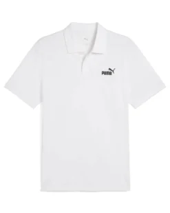 PUMA - POLO BIANCA ESSENTIAL N.1 LOGO PIQUE TU DA UOMO - 682552-02