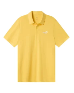 PUMA - POLO GIALLA ESSENTIAL N.1 LOGO PIQUE TU DA UOMO - 682552-55