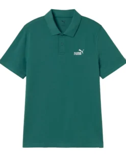 PUMA - POLO VERDE ESSENTIAL N.1 LOGO PIQUE TU DA UOMO - 682552-41