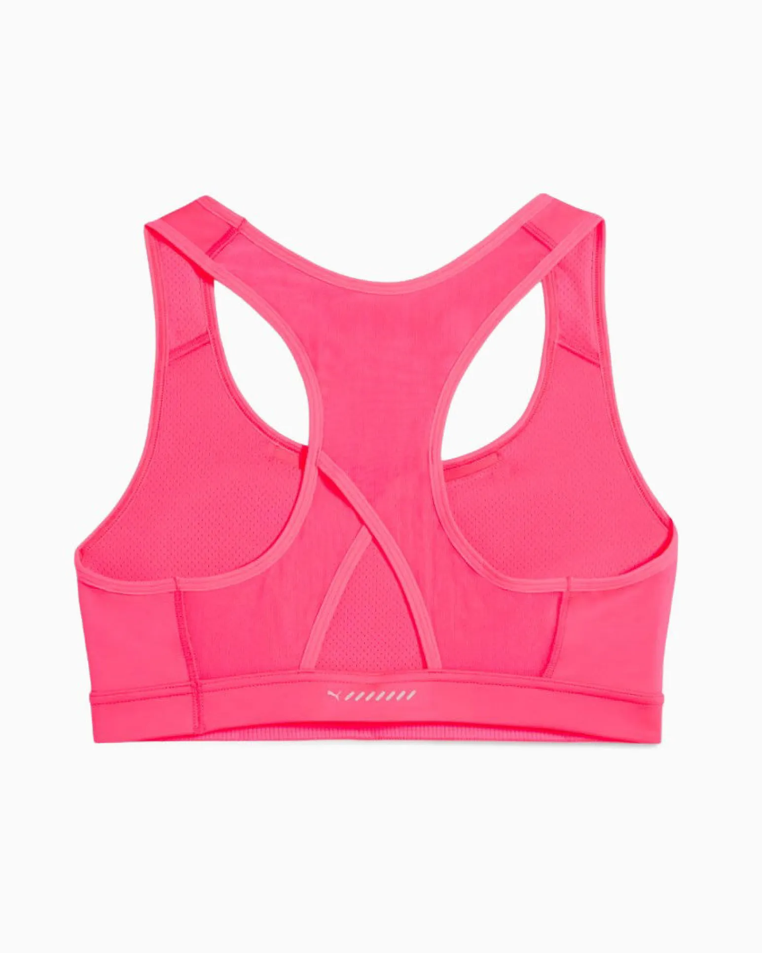 PUMA - REGGISENO SPORTIVO ROSA FLUO 4KEEPS RUN BRA DA DONNA, 524953-95