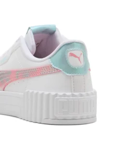 PUMA - Sarpa bianca con dettagli rosa e azzurro - CARINA 3.0 SPACE BELLE JR