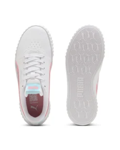 PUMA - Sarpa bianca con dettagli rosa e azzurro - CARINA 3.0 SPACE BELLE JR