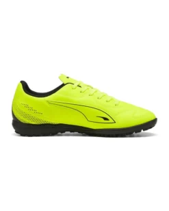 PUMA - SCARPA DA CALCETTO UOMO GIALLO FLUO E NERA VITORIA II TT, 108501-06