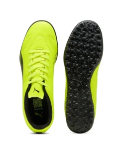 PUMA - SCARPA DA CALCETTO UOMO GIALLO FLUO E NERA VITORIA II TT, 108501-06