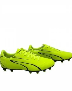 PUMA - SCARPA DA CALCIO UOMO LIME E NERA VITORIA FG/AG - 107483-09